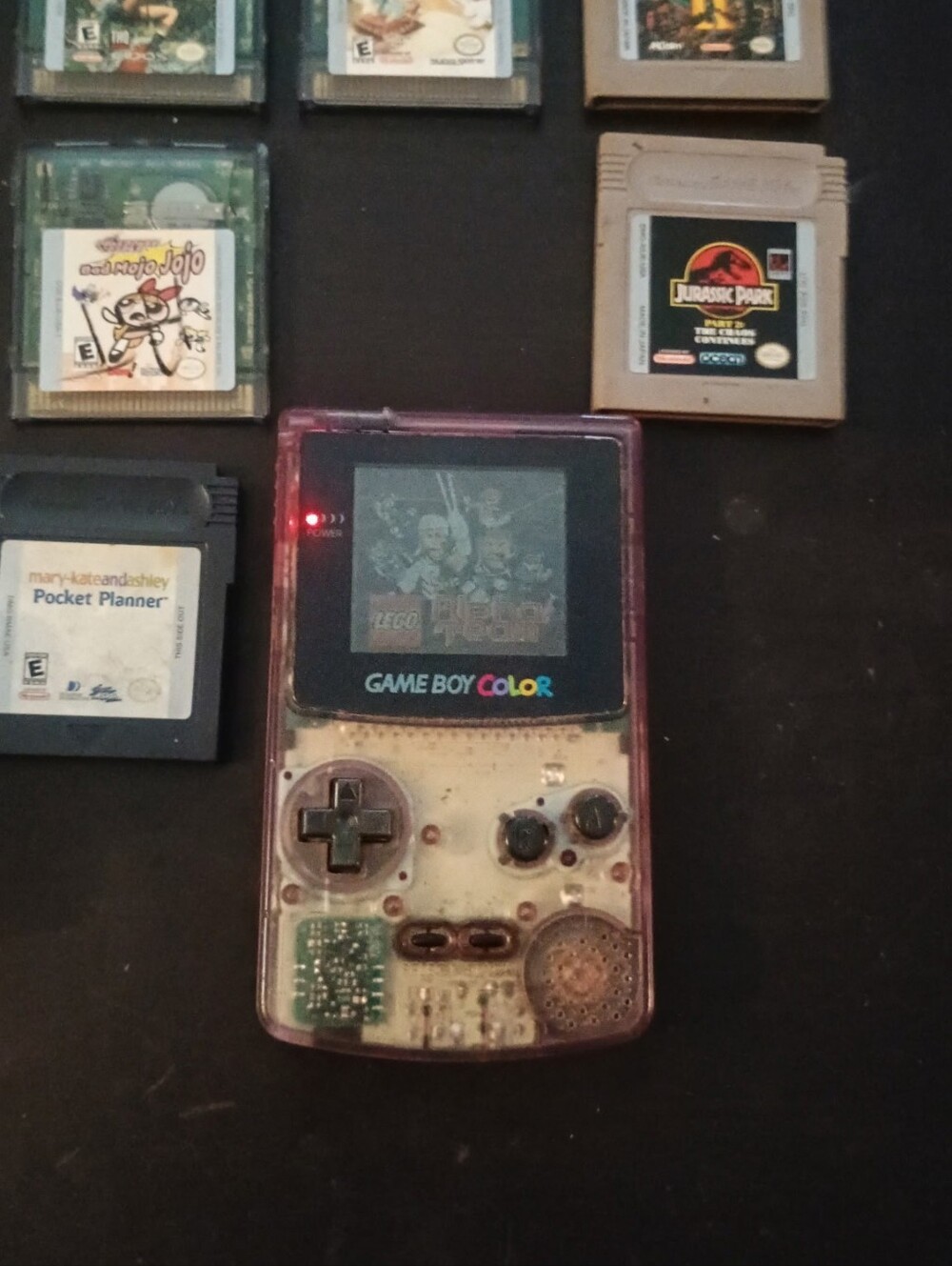 Nintendo Gameboy Color Atomic Purple Console Bundle - Picture 5 of 9